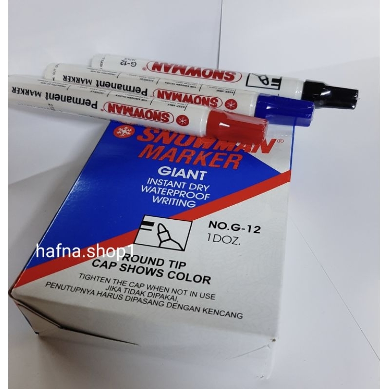 

SPIDOL SNOWMAN PERMANER MARKER BIG