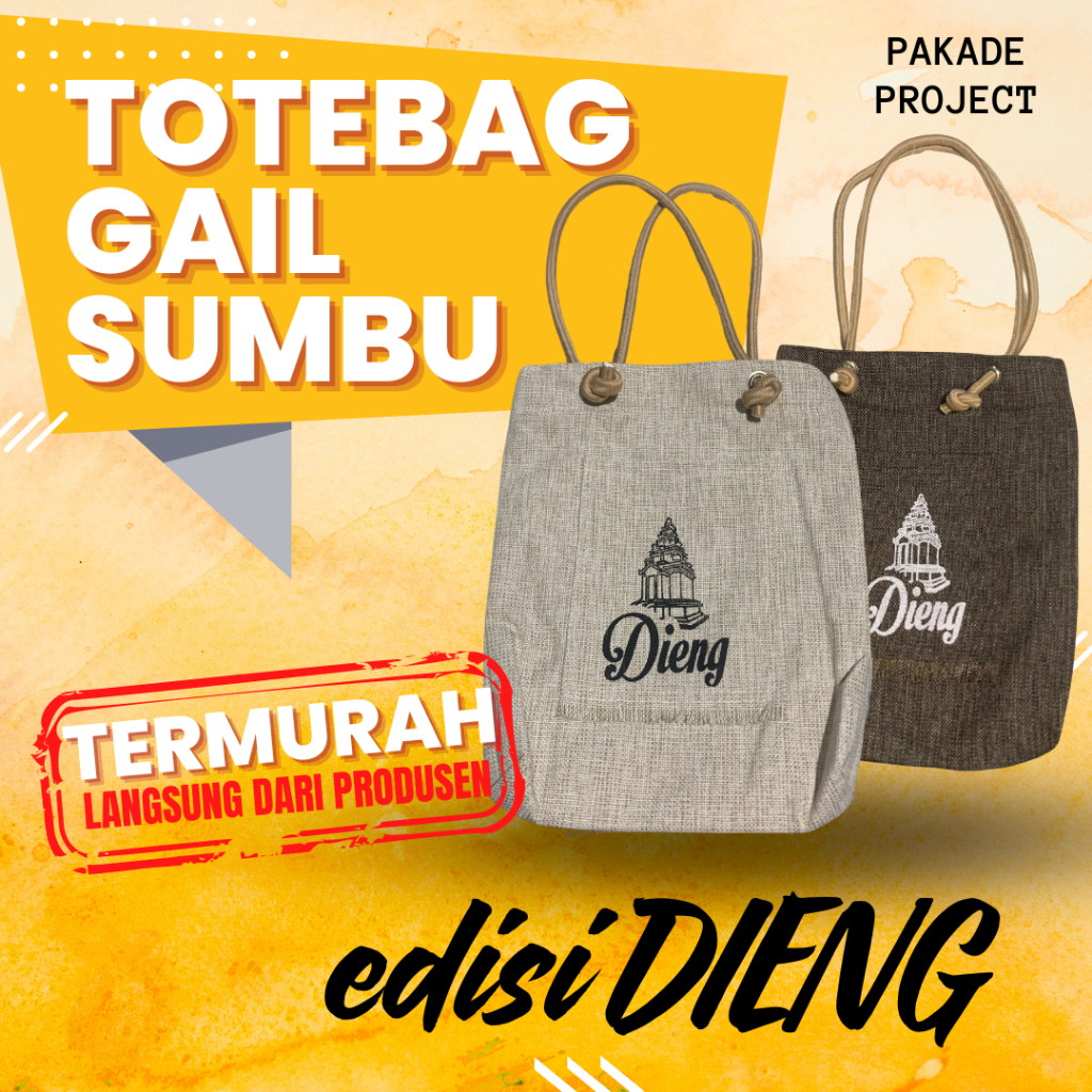 TOTEBAG GAIL SUMBU/TOTEBAG SUMBU DIENG