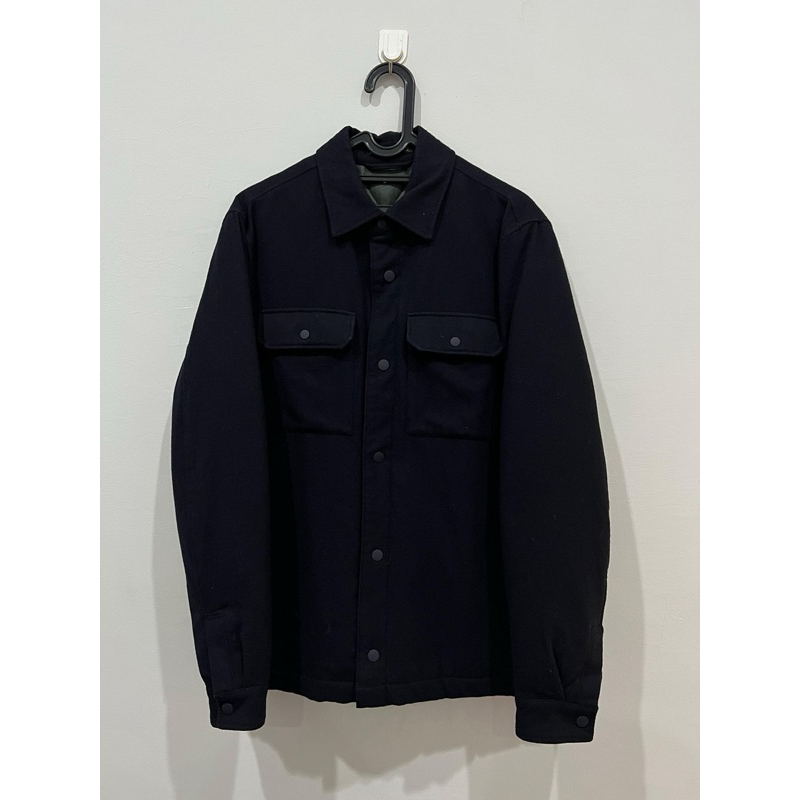 Zara Outer Winter Coat Navy Indigo