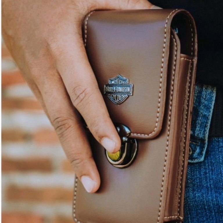 Pesan disini Tas Hp Pinggang Kulit Pu Premium Terlaris  Dompet Pinggang Wadah Hp