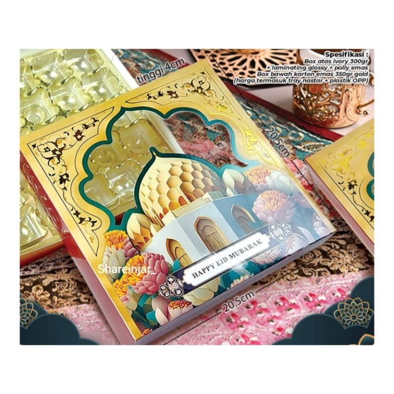 

Kotak Box Nastar 25 Hole Edisi Lebaran Idul Fitri Dus Nastar 25 Lubang