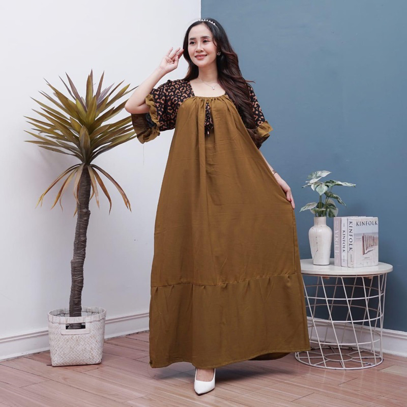 DASTER BAHAN RAYON PREMIUM UKURAN JUMBO BIG SIZE MUAT BB 100 KG DASTER PEKALONGAN POLOS TERBARU KEKI