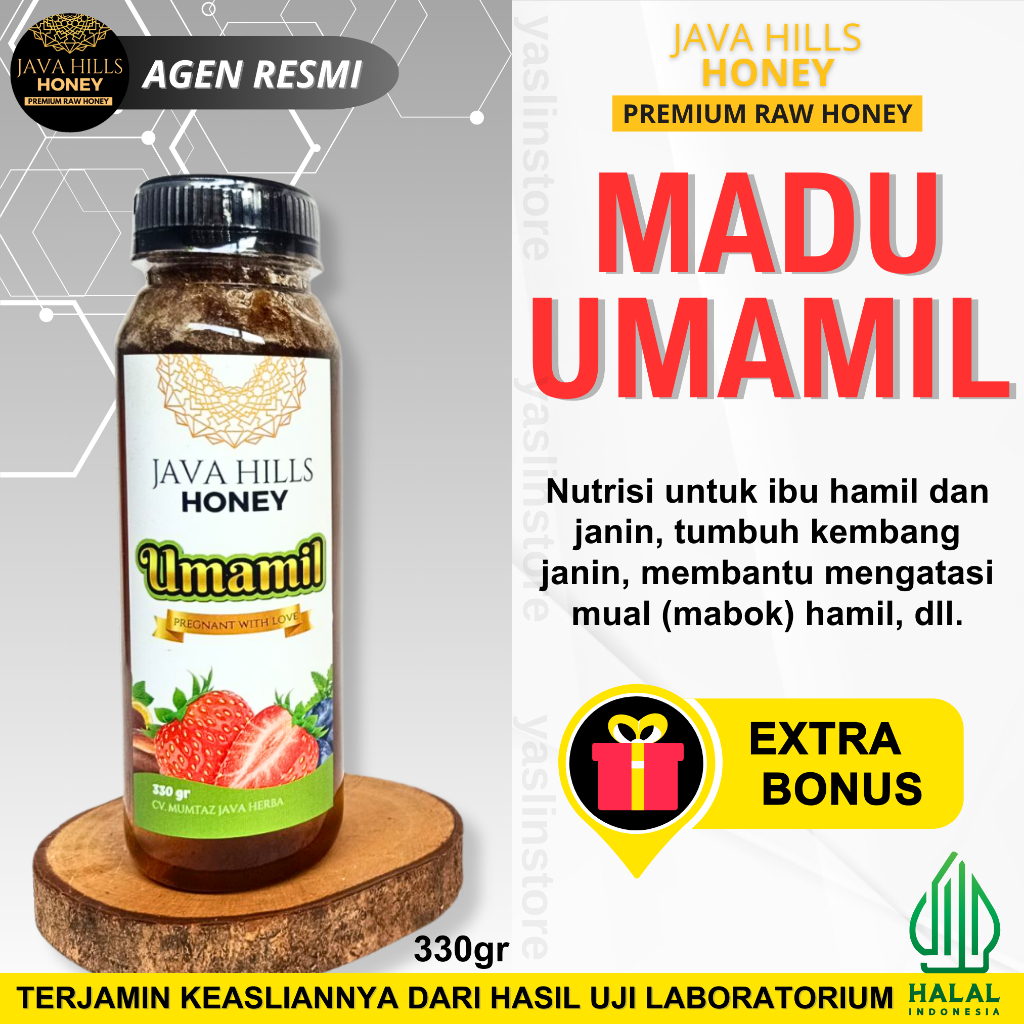 

MADU UMAMIL Madu Ibu Hamil Nutrisi Untuk Ibu Hamil Booster Ibu Hamil JAVA HILLS HONEY 320gr