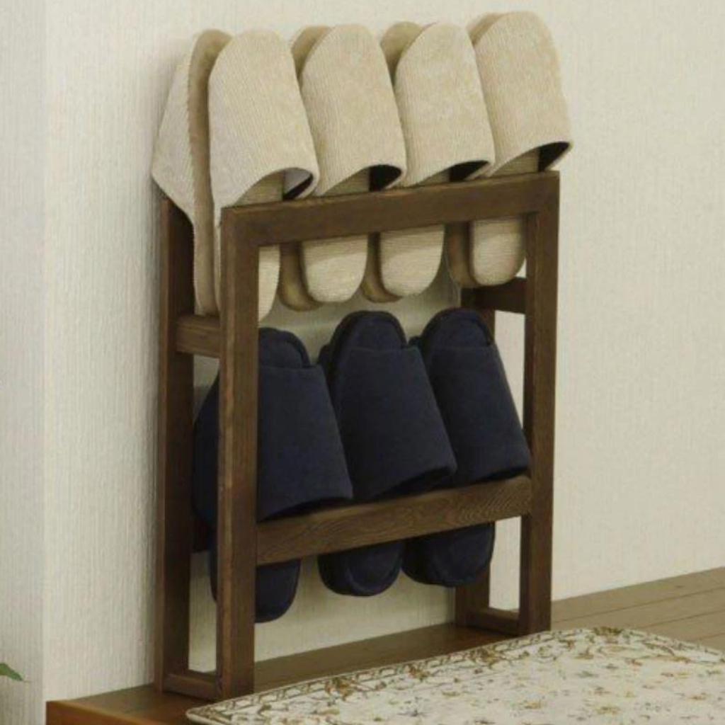 Rak Sepatu / Rak Sandal / Rak Kayu Estetik