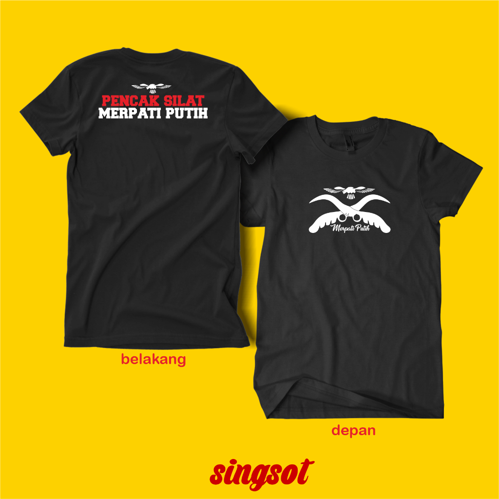 KAOS MP MERPATI PUTIH MERAH PUTIH KAOS MP KUDI PENCAK SILAT