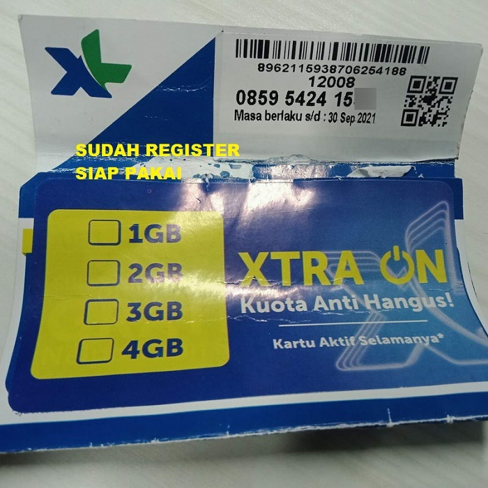 PERDANA XL SIAP PAKAI SUDAH REGISTRASI SIAP TEMPUR SIAP PAKAI OTP