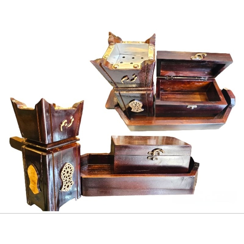 perapen pembakaran bukhur kayu jati,