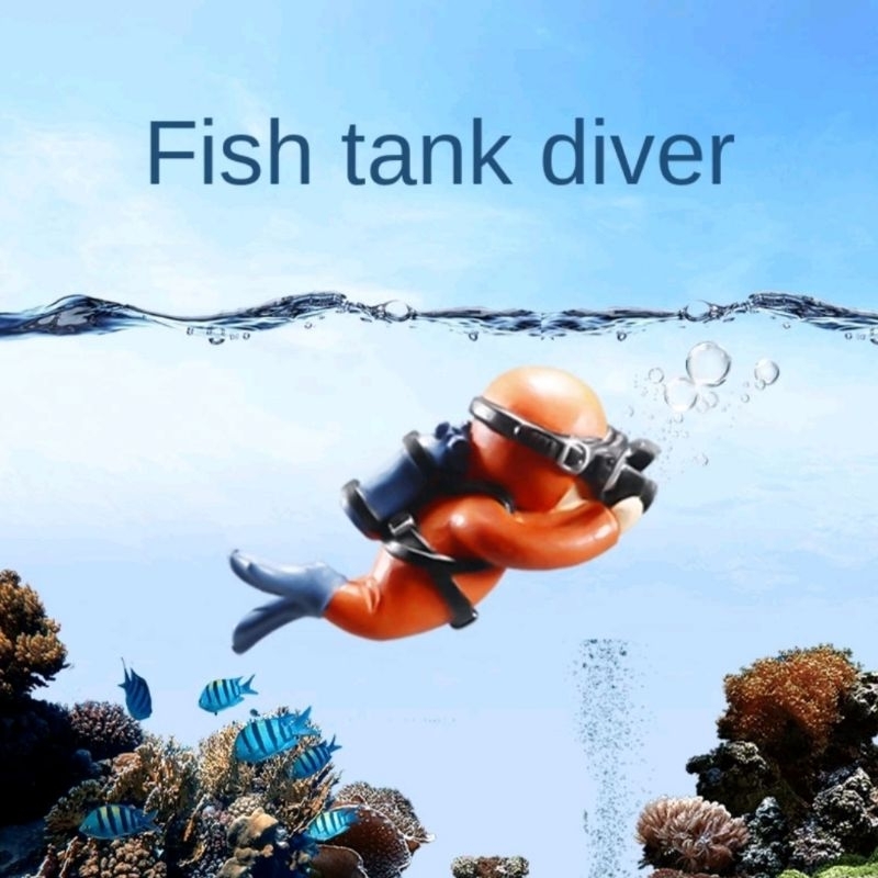 Miniatur Penyelam hiasan Aquarium