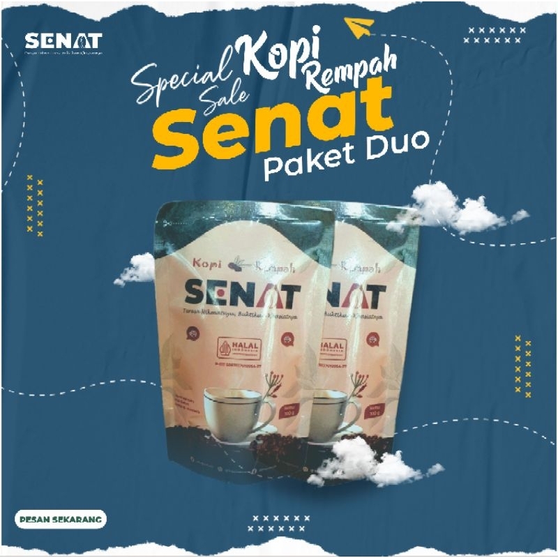 

Paket Duo Kopi Bubuk Kopi Rempah Nusantara Kopi Senat Madura - Standing Pouch 100g