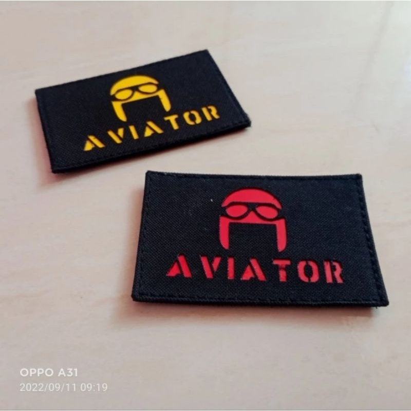 PATCH CUTTING LASER LOGO LASER AVIATOR BEST QUALITY