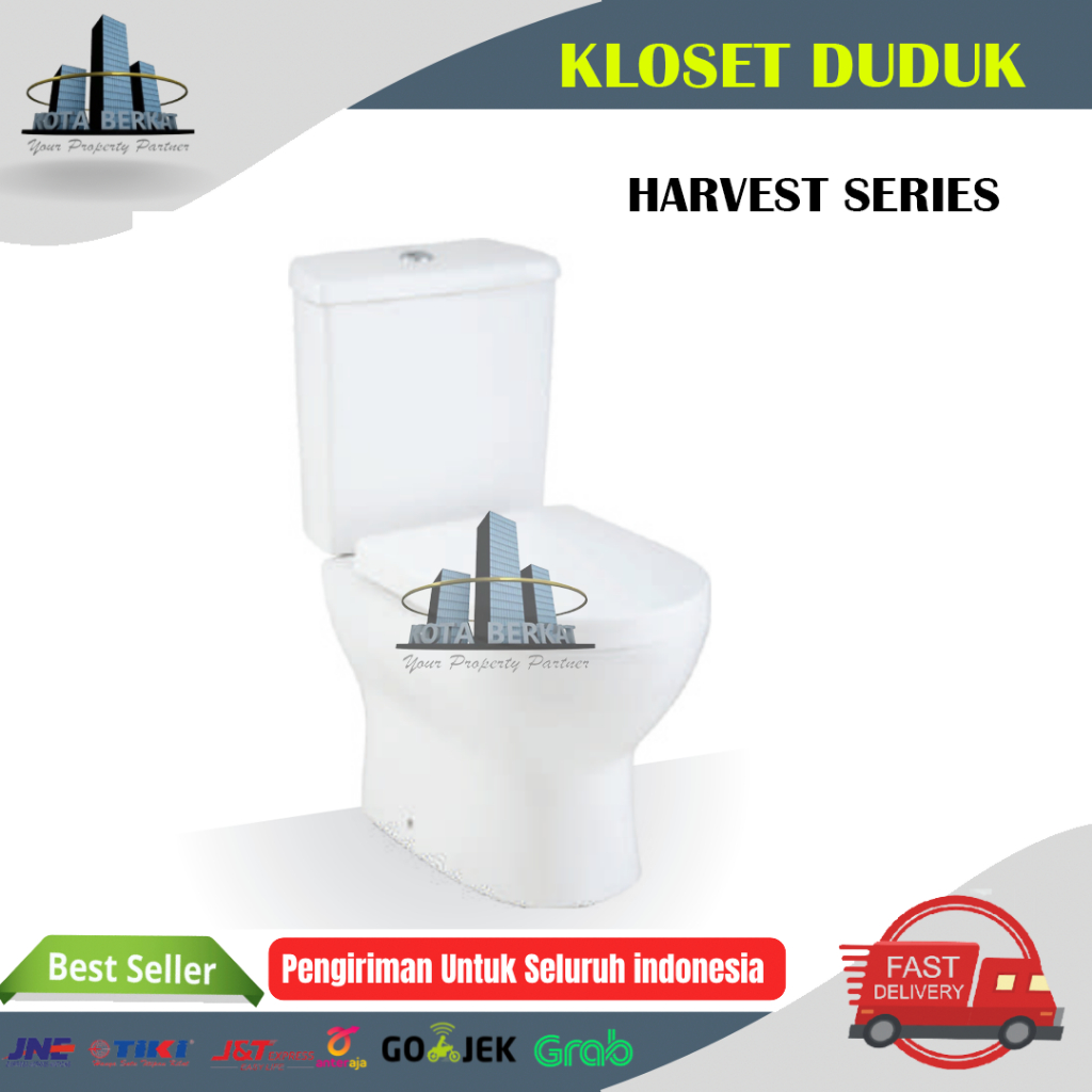 CLOSET DUDUK/ WC DUDUK TRILLIUN WARE HARVEST SERIES