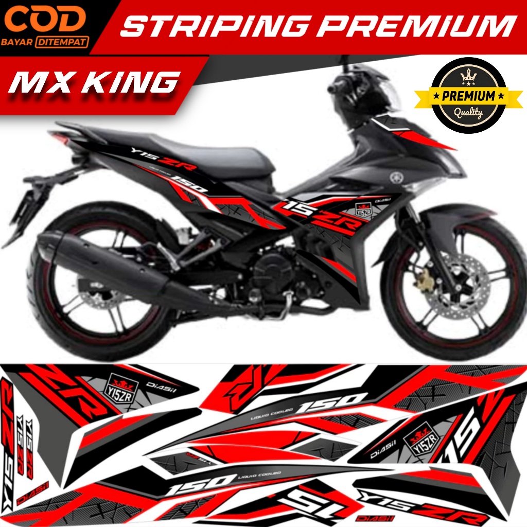 STRIPING MX KING Y15ZR PREMIUM HIGH QUALITY / YAMAHA SNIPER 150 MXi / STRIPING YAMAHA Y15ZR / EXCITE