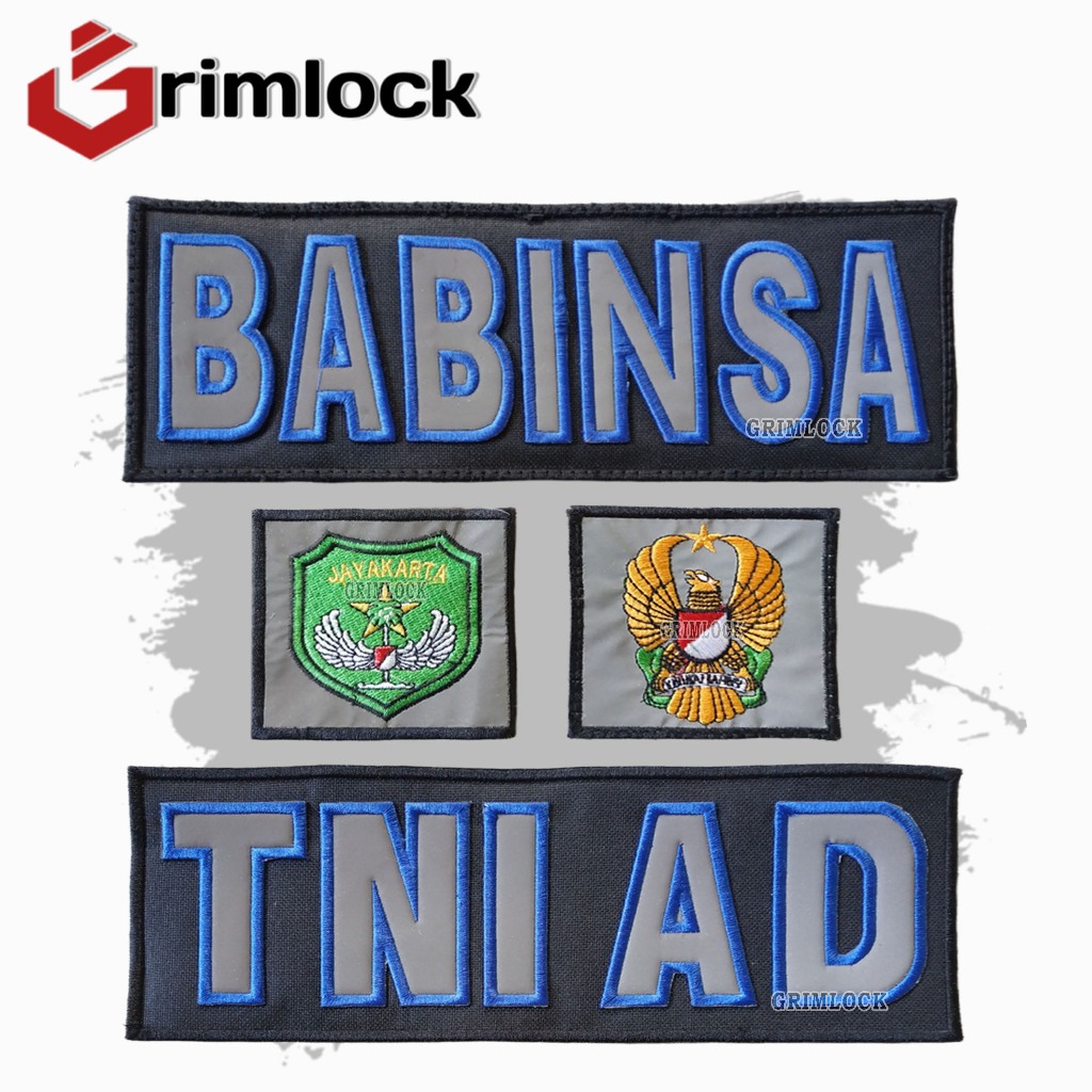 Logo Bordir Jayakarta / Babinsa TNI / Patch Logo Bordir
