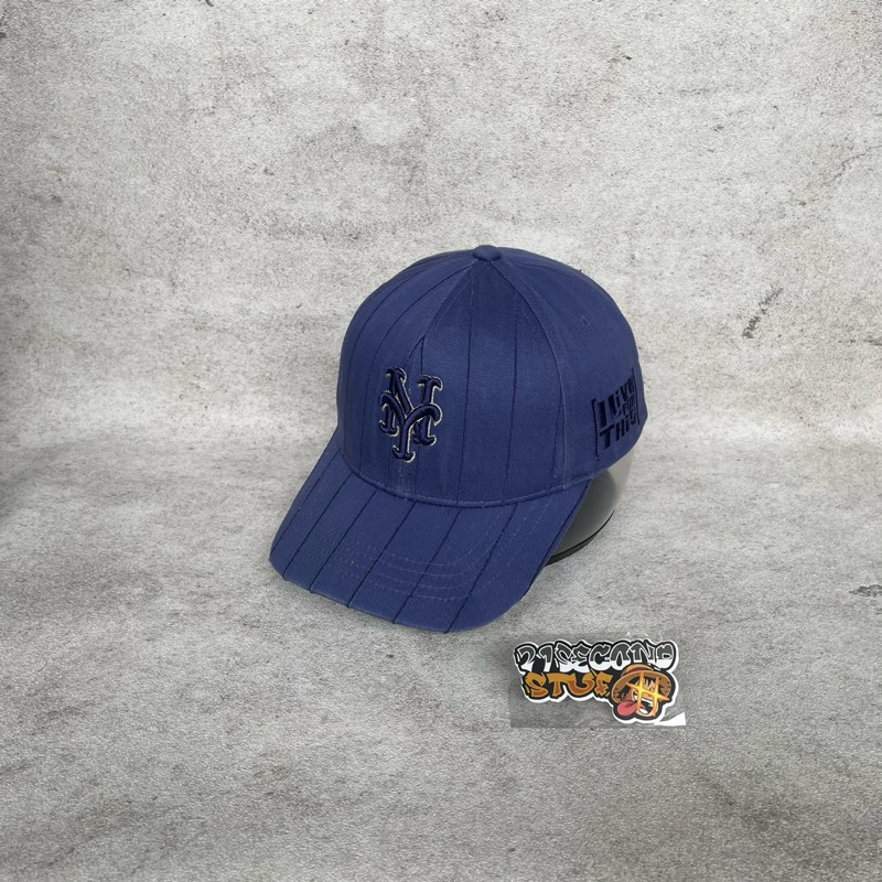 Topi MLB NY Mets Biru Second