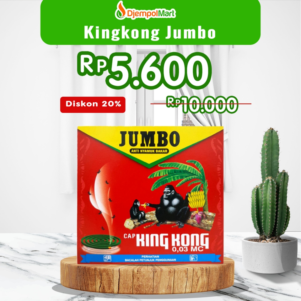 Obat Nyamuk Cap Kingkong Jumbo - Obat Nyamuk Kingkong