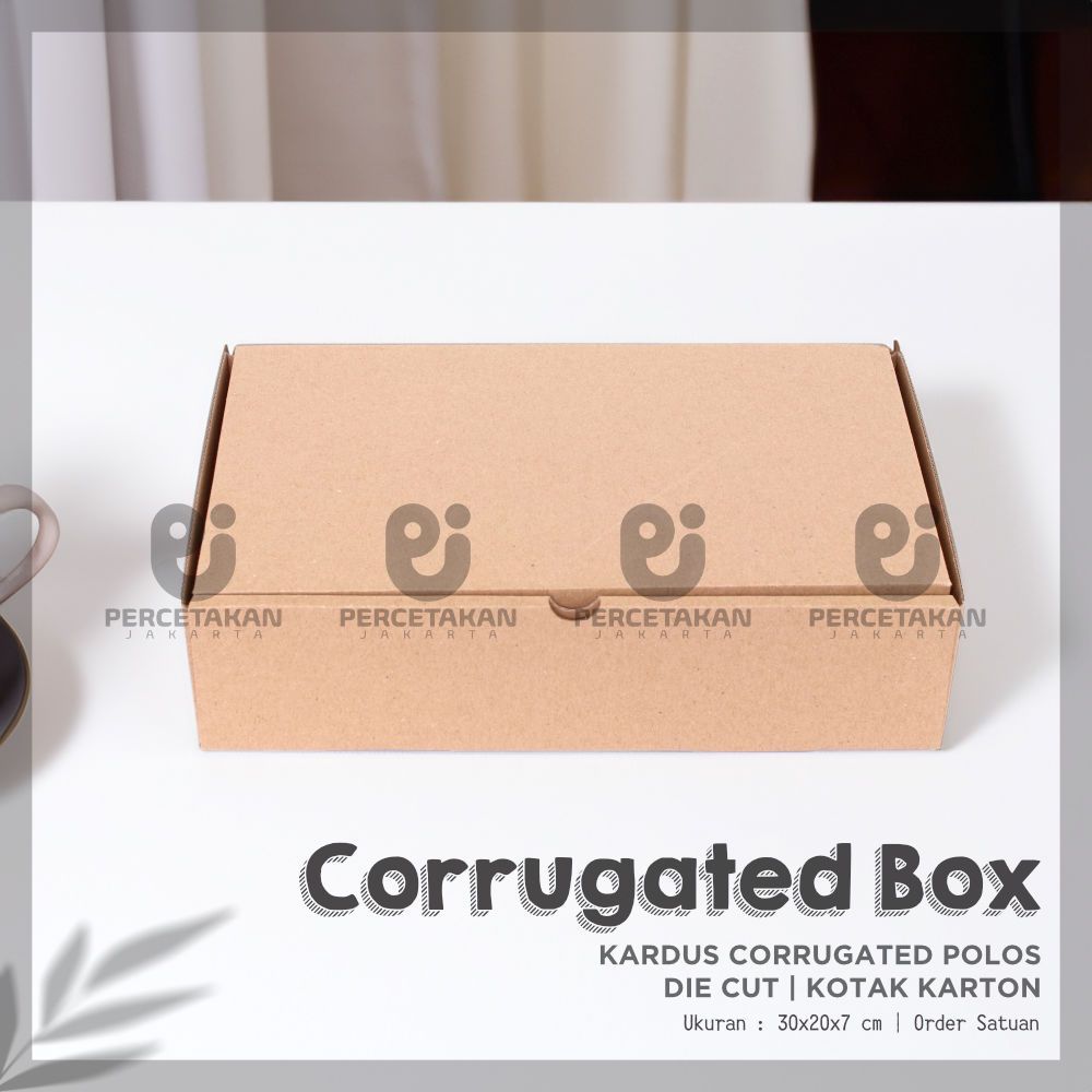 

Kardus Corrugated 30x20x7 CM | Die Cut | Kotak Karton | Box Packing Souvenir Pizza