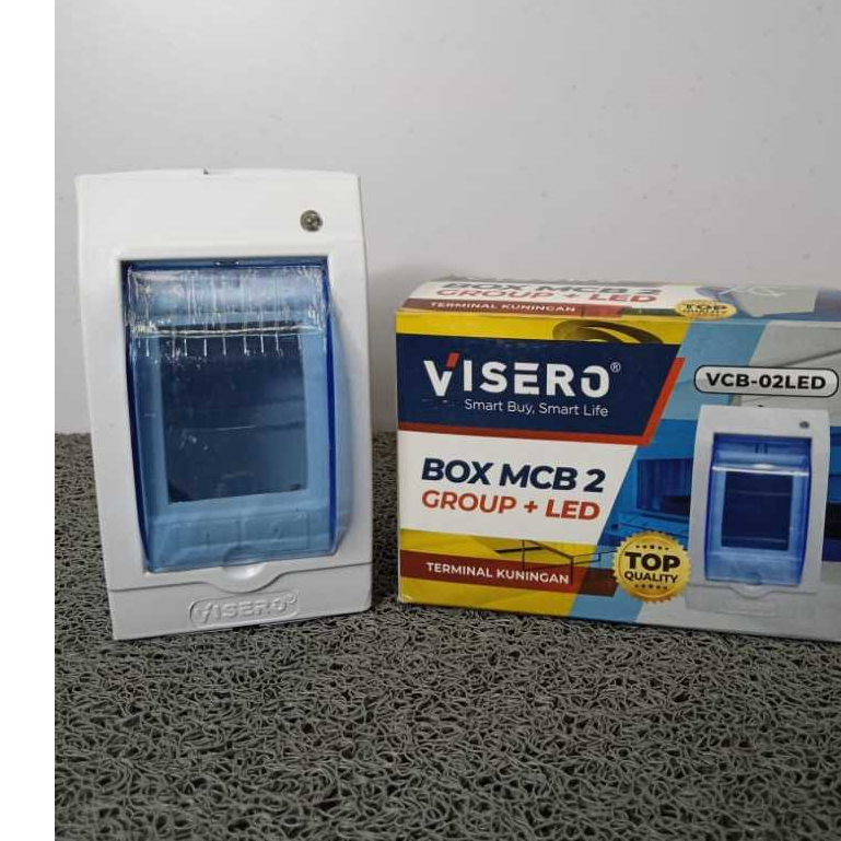 BOX MCB 2 GROUP + LED VCB-02LED VISERO