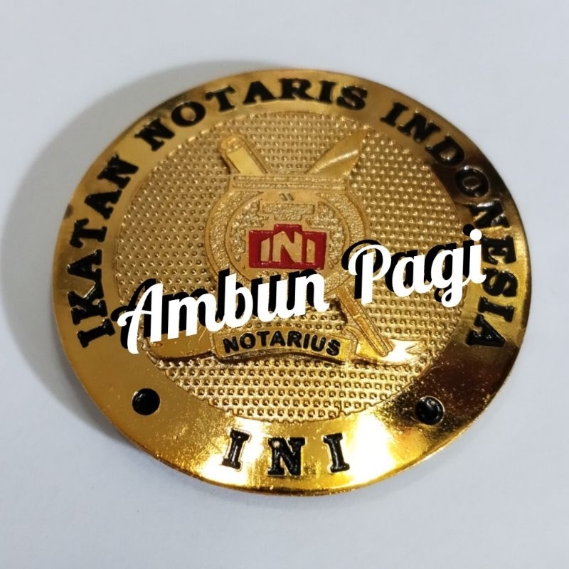 

best seller pin NOTARIS pin INI(IKATAN NOTARIS INDONESIA)-magnet ready stock