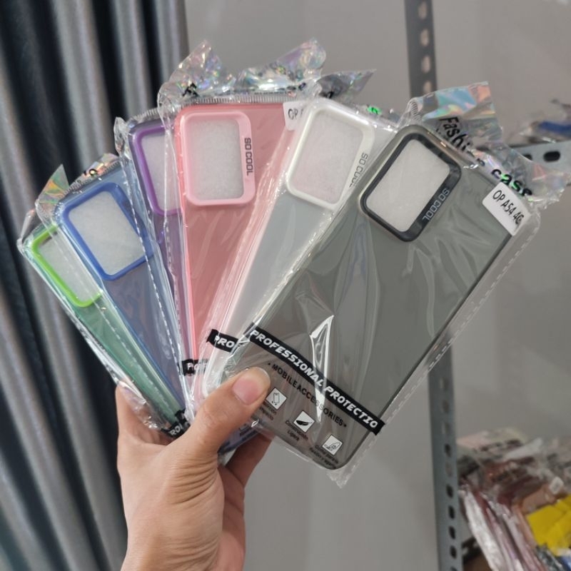 CASE HYBRID HOLOGRAM WARNA OPPO A54