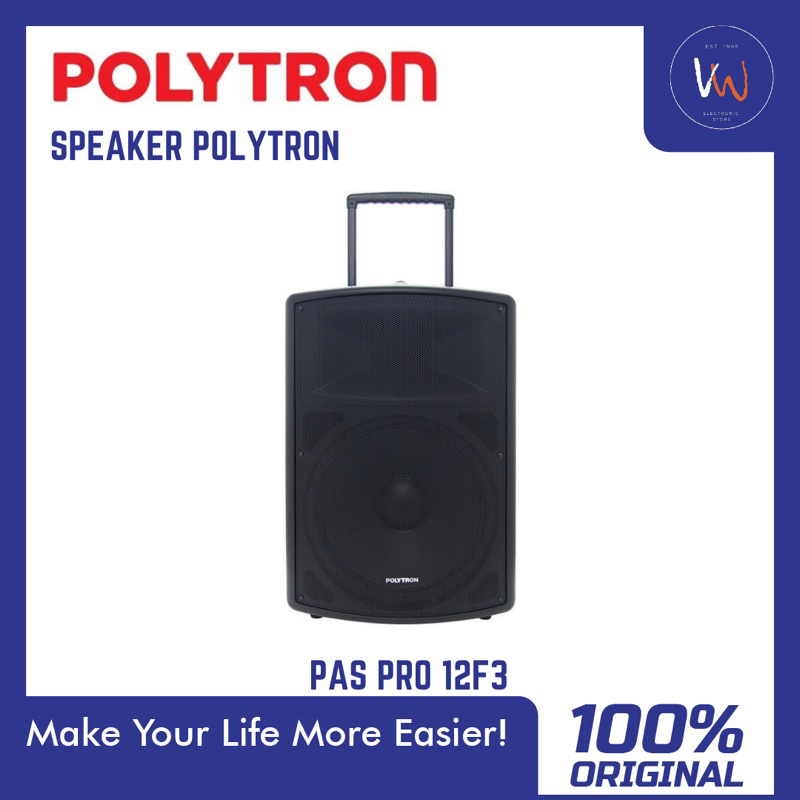 Speaker Active Portable Wireless Polytron PAS PRO 12F3 / Speaker Aktif Polytron