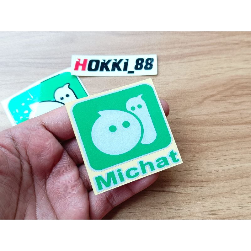 STICKER MICHAT CUTTING