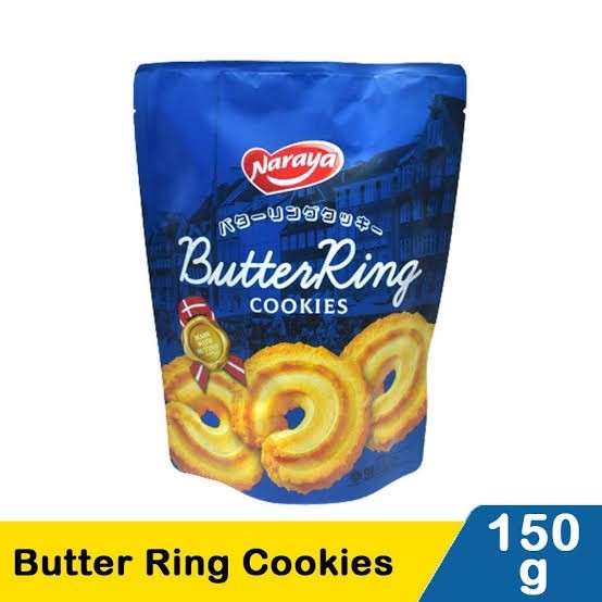 

Naraya Butter Ring Cookies 150gr Cookies Mentega