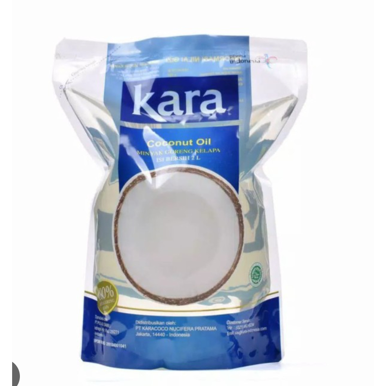 

Minyak Goreng KARA Kelapa Coconut Oil Pouch 1ltr / 2ltr