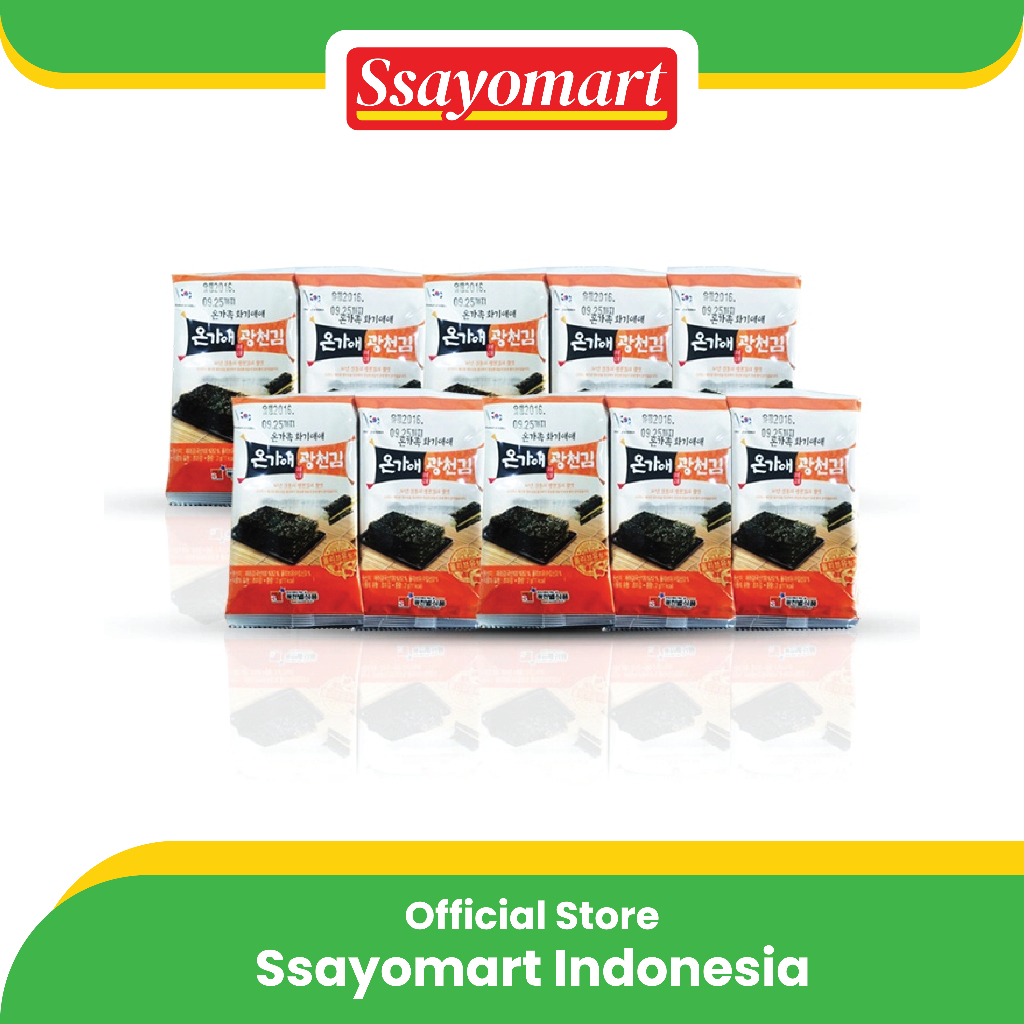 

StarFood Ongaae Gwangcheon Seasoned Laver (Mini Size) 2g x 10pcs