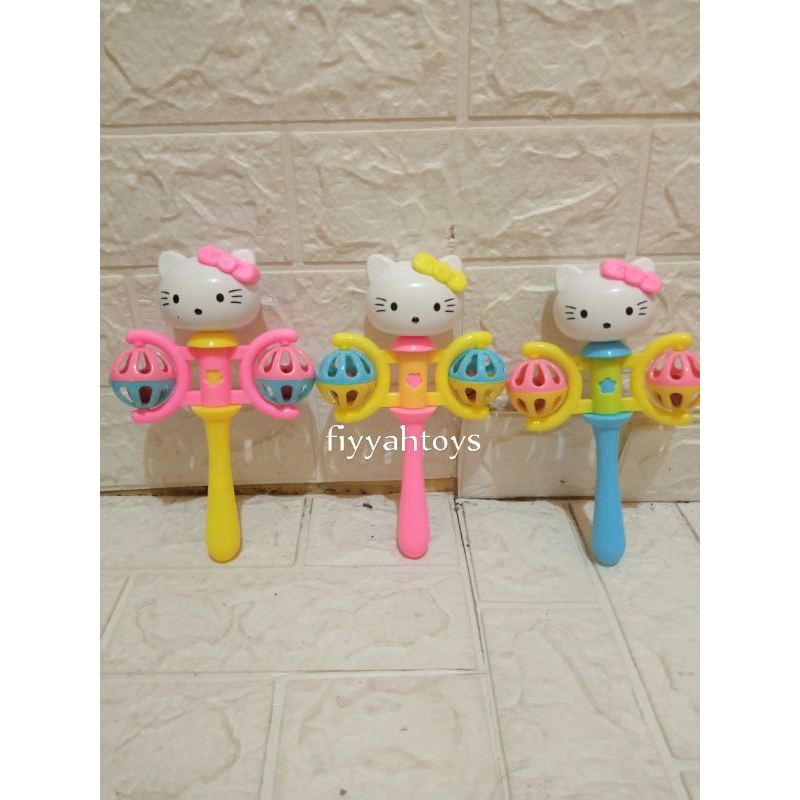 Mainan Kerincingan Hello Kitty Lampu - Fiyyahtoys