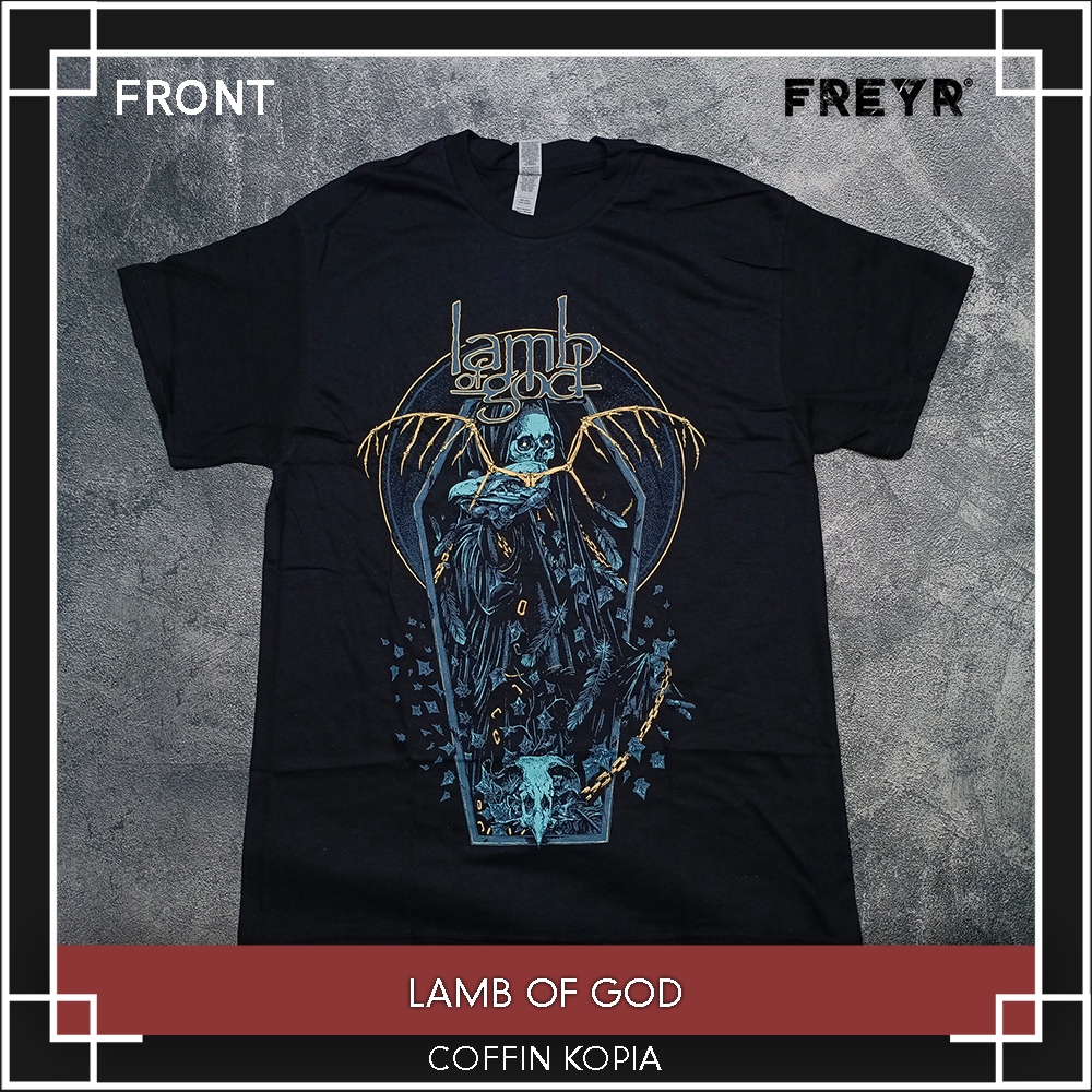 Kaos Band Lamb Of God - Coffin Kopia Original