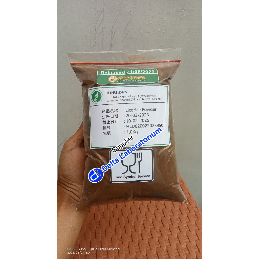 

Licorice Powder/ Akar manis Licorice Powder / Licorice Powder murni / Licorice Powder RRC / Licorice Powder Ecer 1Kg