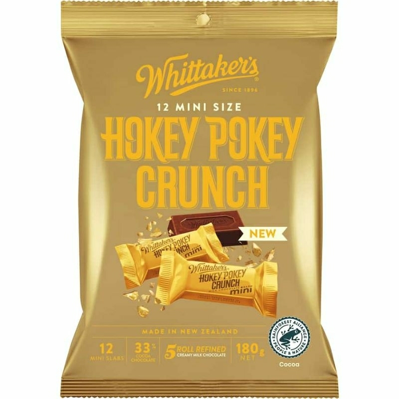 

WHITTAKER'S Hokey Pokey Crunch 12 Mini Size 180g