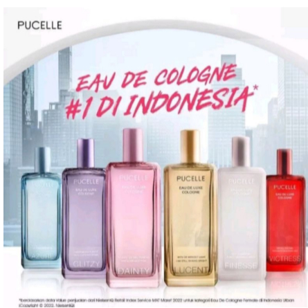 Pucelle Eau De Luxe Cologne 100ml