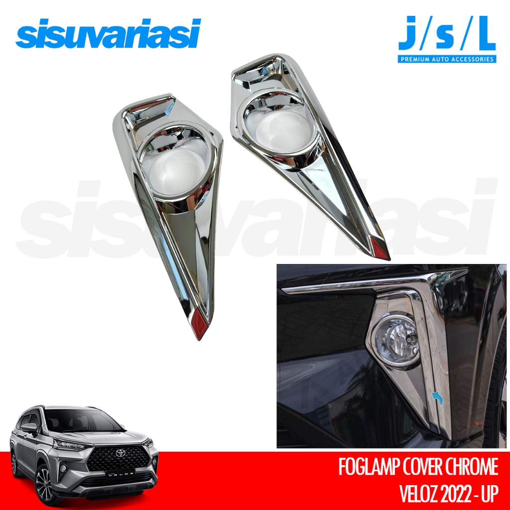 Toyota Veloz 2022 2023 2024 Aksesoris Cover Foglamp Fog Lamp Lampu Kabut JSL