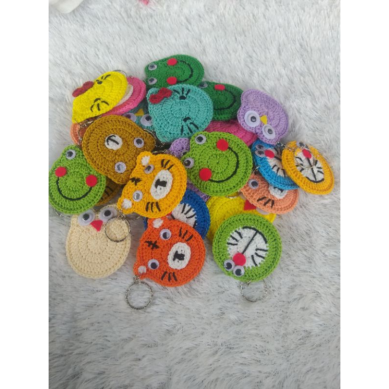 

amplop lebaran rajut karakter hewan, ,