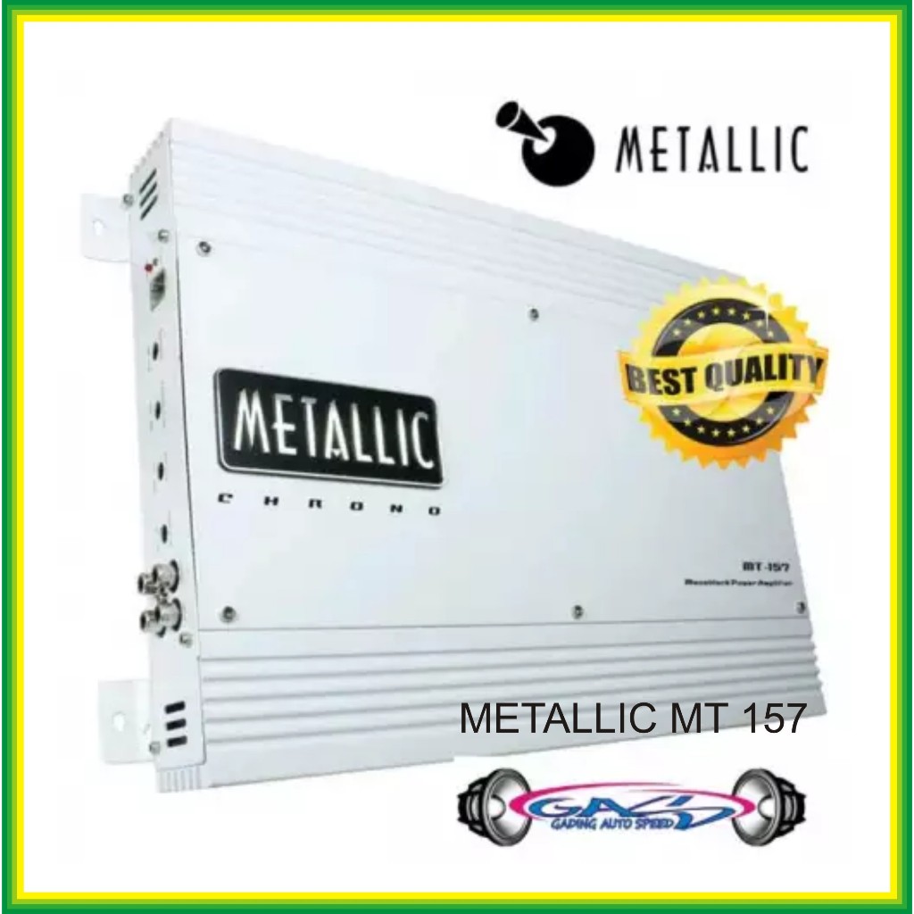 POWER MONOBLOK METALLIC MT 157 GARANSI RESMI Power Ampli Amplifier Monoblok Monoblock METALLIC MT157