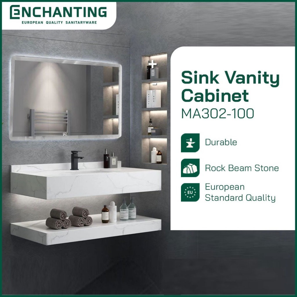 Wastafel Kabinet Set Rock Beam Stone Europe Enchanting MA302 / MA303