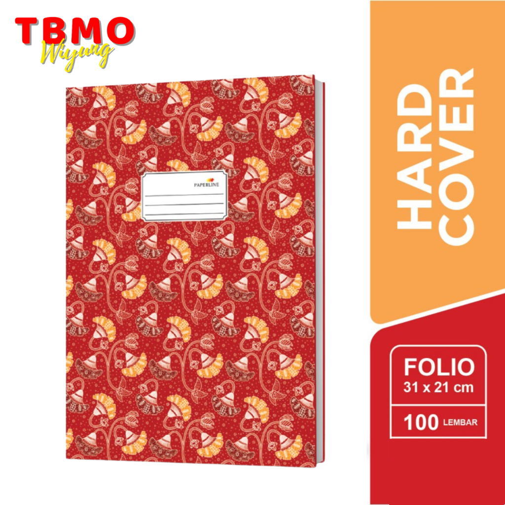 

TBMO Paperline Hard Cover HC Folio Isi 100 /Buku Keuangan/Buku Hard Cover