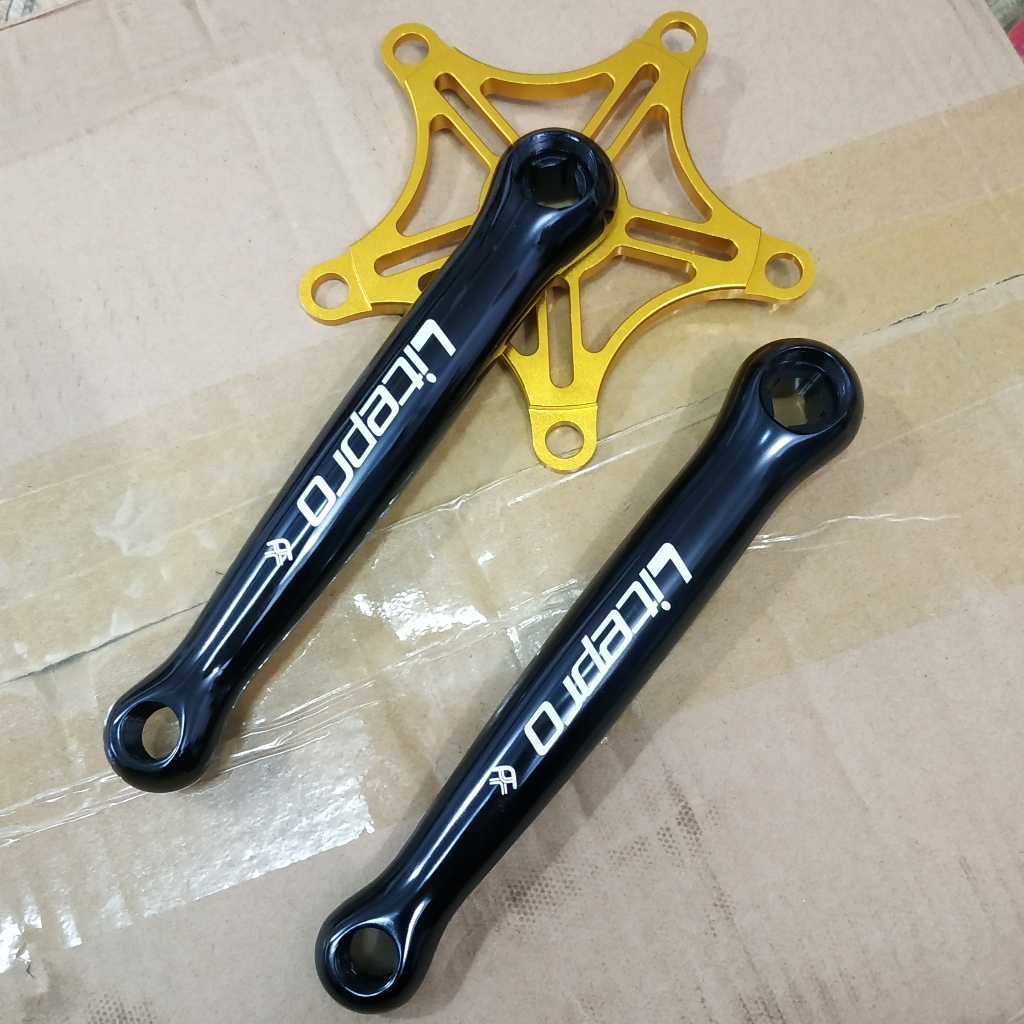 Crank arm litepro bb kotak seli