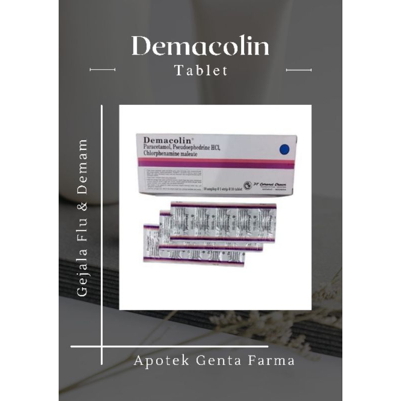 DEMACOLIN 10 TABLET - OBAT FLU