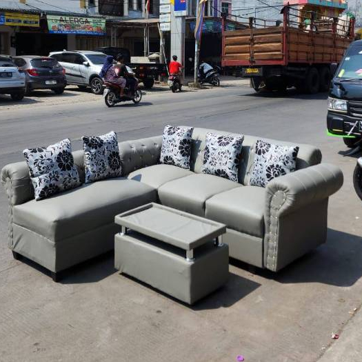 Sofa L Putus / Sofa L Kancing / Sofa Kancing / Sofa L