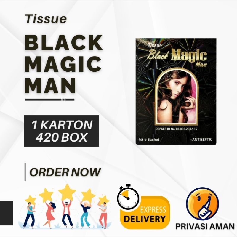 Tissue Black Magic Man 1 karton 420 box