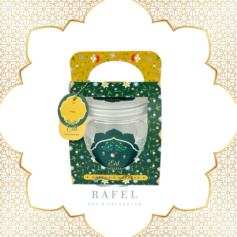 

10 Set Box Jinjing Toples Zahra 400 ml 600ml Dus Idul Fitri