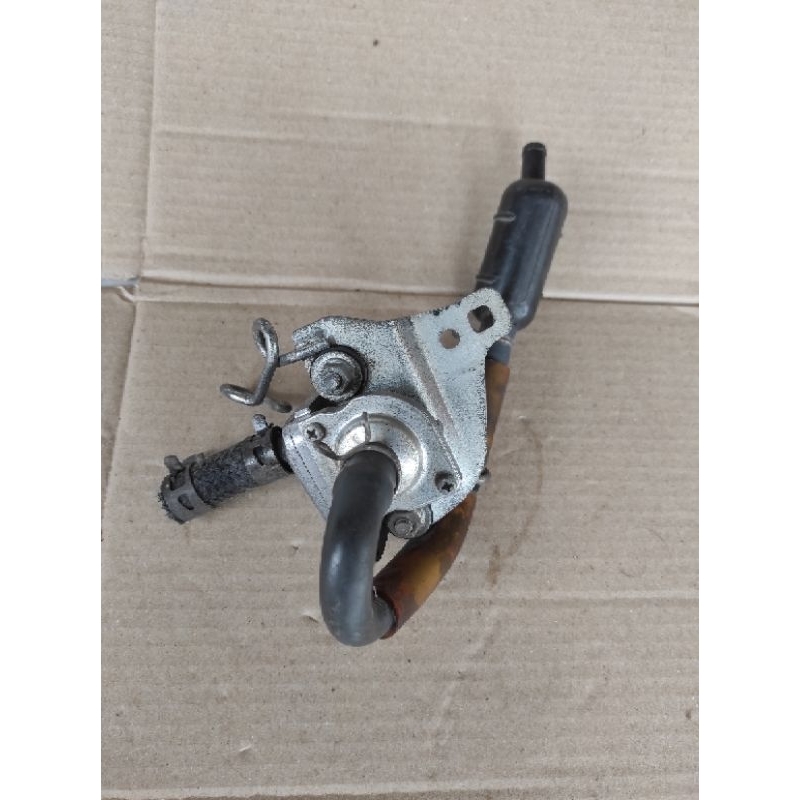 emisi buang gas ais megapro new mp mono megapro monoshok original second