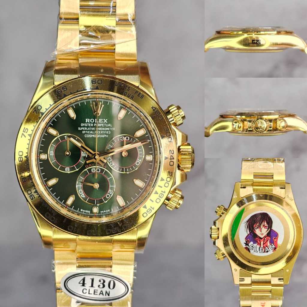 Rolex Daytona 116508 Clean 1:1 Green Dial Gold Swiss Automatic N904L