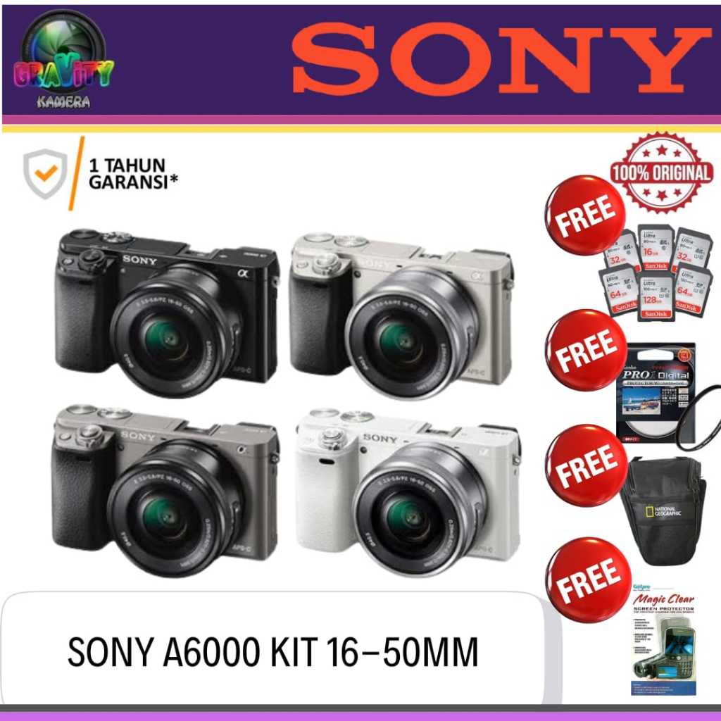 SONY ALPHA A6000 KIT 16-50MM / SONY A6000 KIT 16-50MM