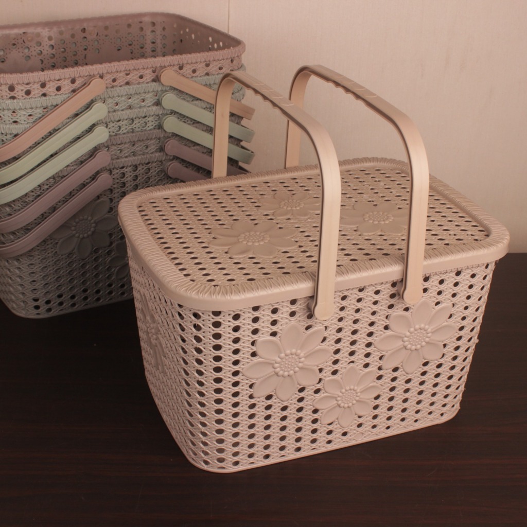 KERANJANG PIKNIK/ BOX PIKNIK SERBAGUNA SUNFLOWER