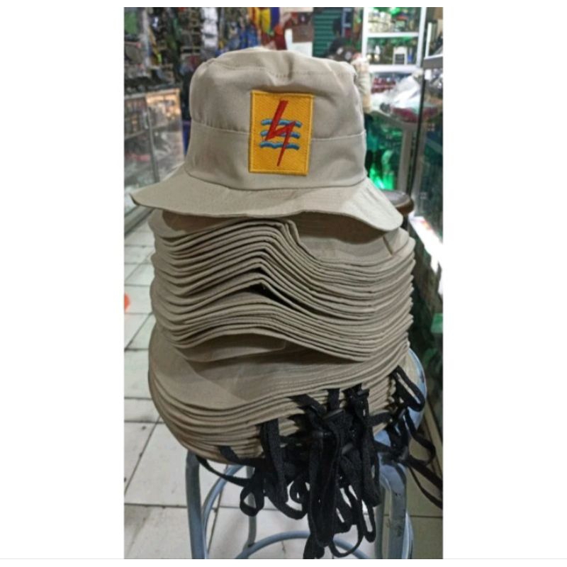 topi rimba pln#topi lapangan pln