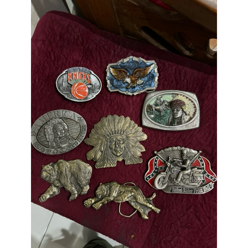 FOR SALE BUCKLE VINTAGE ALA HARLEY DAVIDSON MADE IN USA