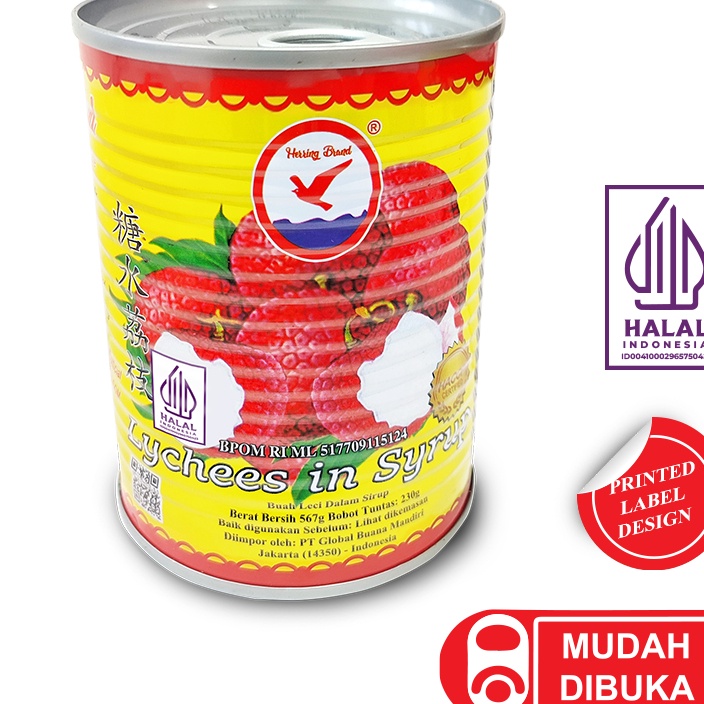 

99 BRANDS FESTIVAL Leci Lychee Kaleng Herring 567gr
